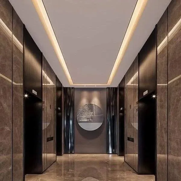 أرفف جبسية مدمجة بالجدار