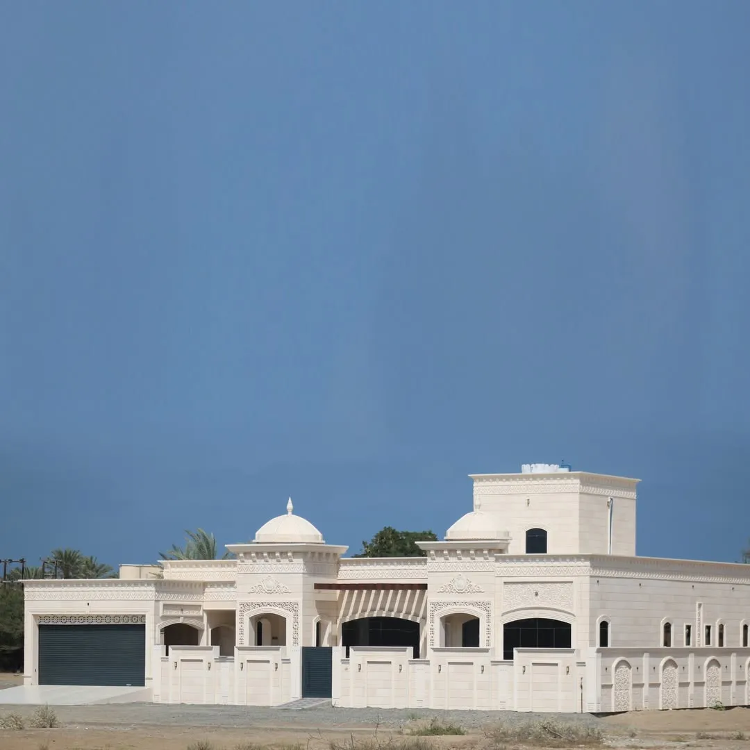 سقالات وتشطيب واجهة عمارة