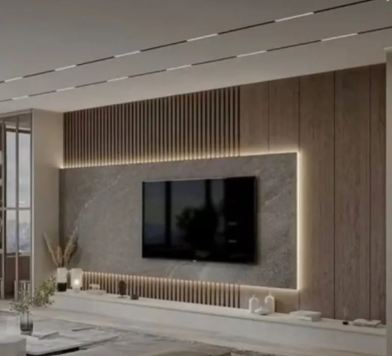 مجلس رجال بجدار بديل رخام رمادي