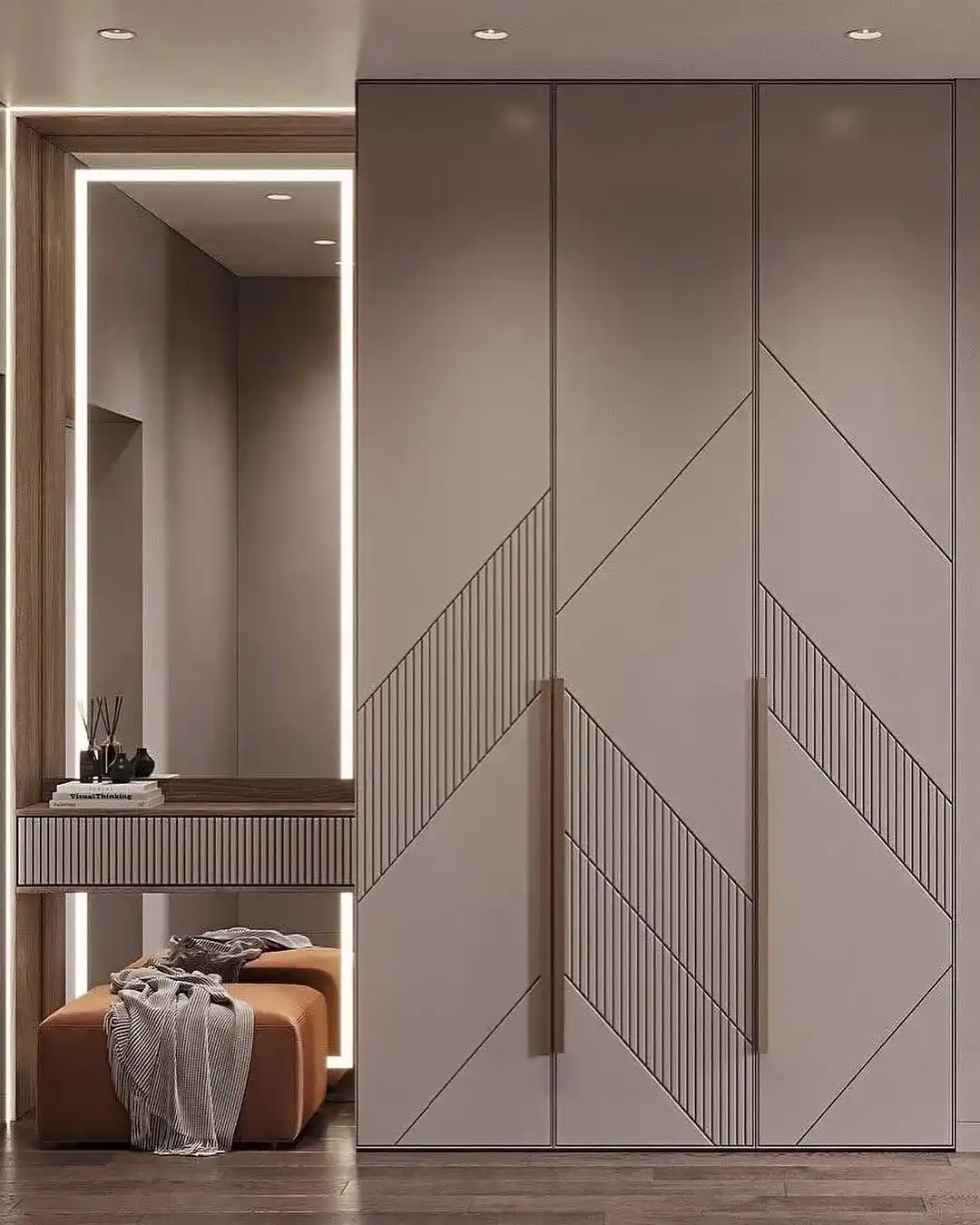 مرايا عسلي وبرونزية